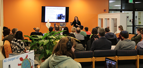 STEAM Salon talk in STEM Library